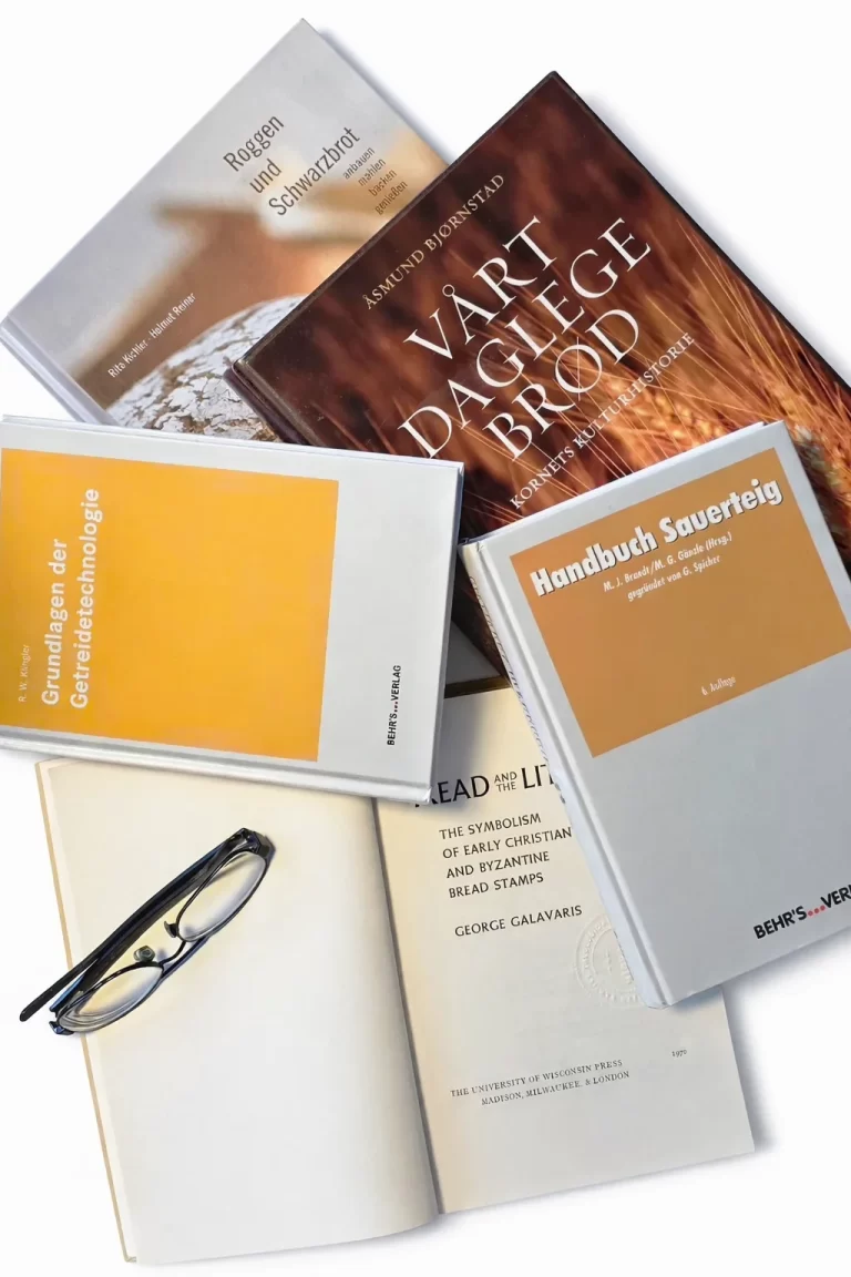 Bøker om korn, rug, baking og symbolikken i brødet