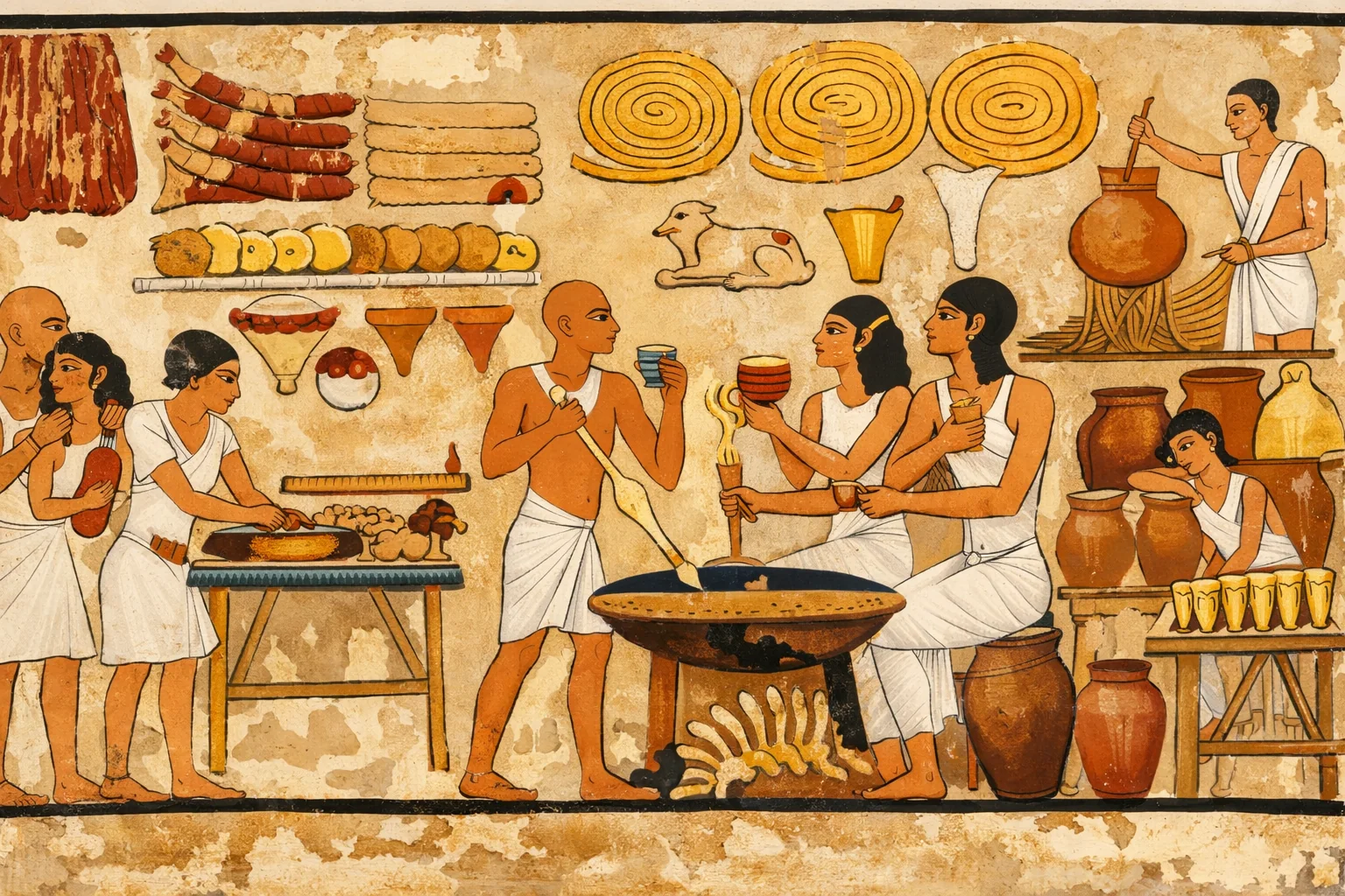 Brød, korn og matlaging i oldtidens Egypt